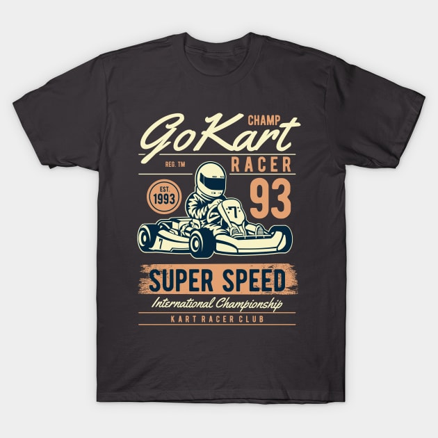 Go Kart T-Shirt by lionkingdesign